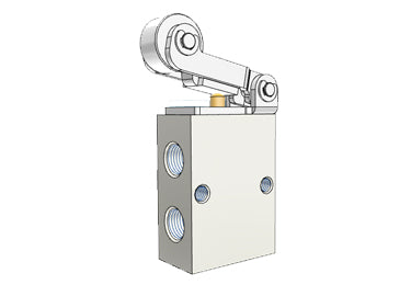 Pneumatic Mechanical Valve Airtac S3R-08: Manual Valve, 3 Way - S3R08G