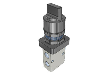 Airtac S3HS-M5: Manual Valve, 3 Way - S3HSM5B