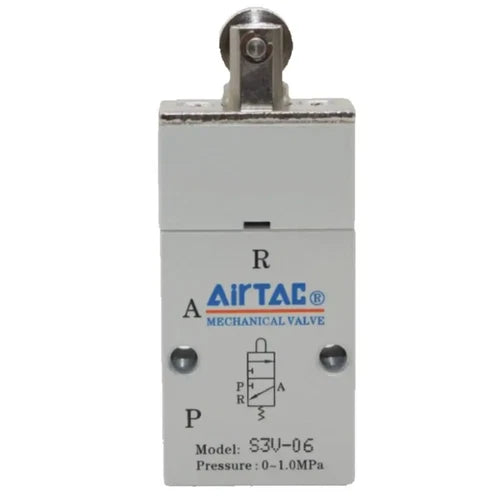 Airtac S3V-06: Manual Valve. 3 Way - S3V06
