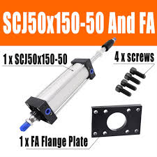 Airtac  SC Series: Double-axis Compound Stroke Adjustable Cylinder  - SCJ50X150-50