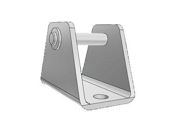 Airtac Pneumatic Cylinder Mounting Bracket - F-NPB1-1/4SDB