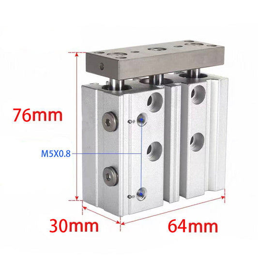 Airtac  TCL,TCM Series: Compound Type Three Axis Cylinder  - TCL16X30S