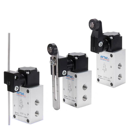 Airtac ZM3R-06: Manual Valve. 3 Way - ZM3R06WT