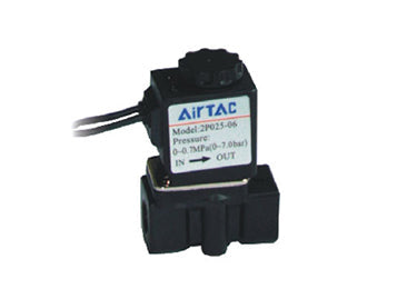 Pneumatic Solenoid Valve Airtac 2P0250-08: 2 Way Solenoid Valve, Plastic - 2P02508AIG