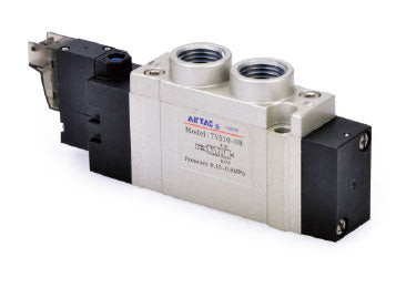 Airtac 7V0530PJ-04: Solenoid Air Valve - 7V0530PJ04B200 Pneumatic Control Valve
