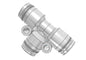 Airtac PEG: Push Lock Fitting, Different Diameter Tee - PEG6-4 (MOQ 10 pcs.)