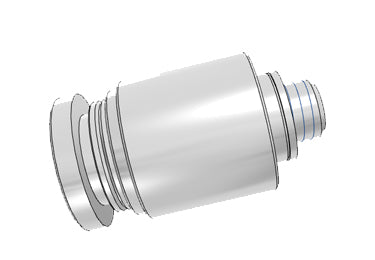 Airtac POC: Push Lock Fitting, Male Connector Rounded - POC801 (MOQ 10 pcs.)