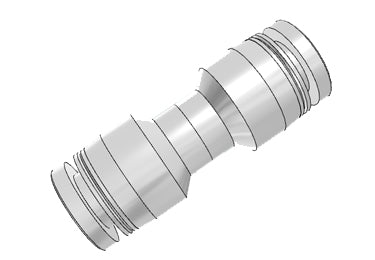 Airtac PU: Push Lock Fitting, Straight Union - PU6 (MOQ 10 pcs.)