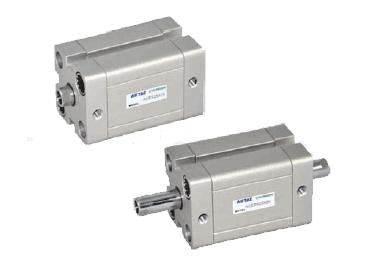 Airtac TACE: Compact Air Cylinder, Double Rod Non-Rotating, with Yoke - TACE32X25SG