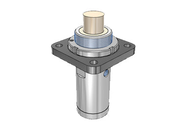 Airtac TTG: Pneumatic Stopper Cylinder, Single Acting (Pull), Adjustable Height - TTG50X30SCF