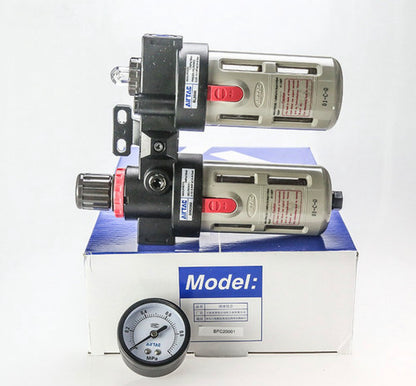 AirTAC BFC3000 F.R.L. Unit - 3/8" PT Air Filter Regulator Lubricator Combo