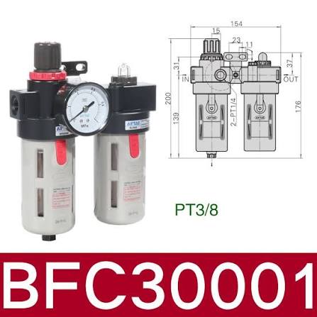 Airtac BFC: series F.R.L Pneumatic Air Filter - BFC30001