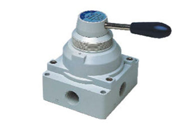 Airtac 4HV330-08: Hand Valve, Rotary Style- 4HV33008T